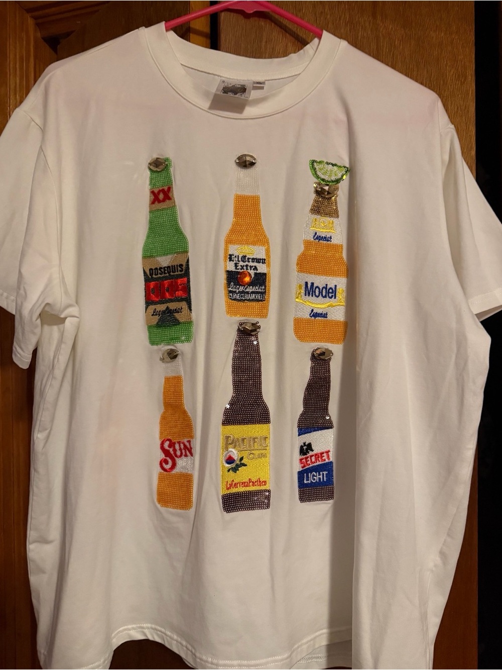 Queen of Sparkles Cino Beer Bottle T-Shirt